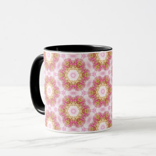 Mug Motif rose (Devant gauche)