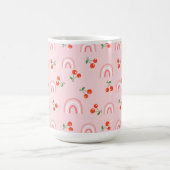 Mug Motif rose arc-en-ciel cerise (Centre)