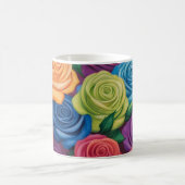 Mug Motif rose coloré (Centre)