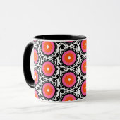 Mug Motif rose de Suzani (Devant gauche)