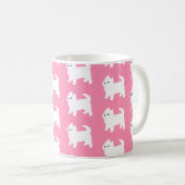 Mug Motif rose de Westie - chiens des montagnes (Devant droit)