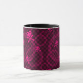 Mug Motif rose d'Emo avec des cercles (Centre)