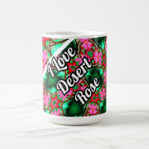 Mug Motif Rose du désert