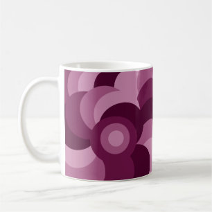 Mug motif rose et violet