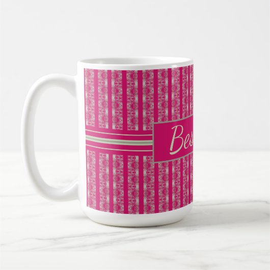 Mug Motif rose moderne (Gauche)