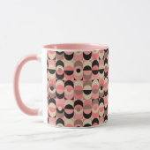 Mug Motif rose moderne de la moitié du siècle (Gauche)