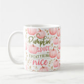 Mug Motif Rose Tout Chouette à la Citrouille pour l'Au (Gauche)