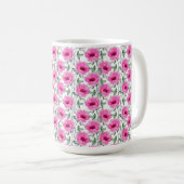 Mug Motif Roses Rouges Florales-55501 (Devant droit)