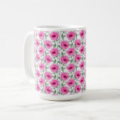 Mug Motif Roses Rouges Florales-55501 (Devant gauche)