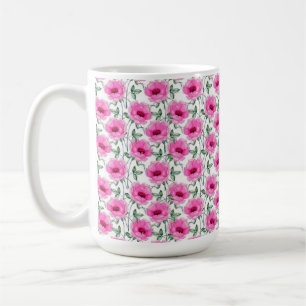 Mug Motif Roses Rouges Florales-55501