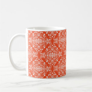Mug Motif rouge décoratif sans couture motif