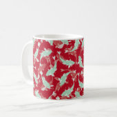 Mug Motif rouge et vert - Koi Fish (Devant gauche)