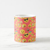Mug Motif rouge idiot d'Emoji (Centre)