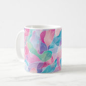 Mug Motif Ruban Abstrait Pastel (Devant gauche)