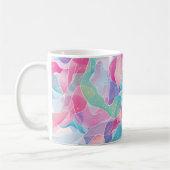 Mug Motif Ruban Abstrait Pastel (Gauche)