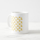 Mug Motif Ruban Doré (Devant gauche)