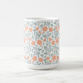 Mug Motif rustique avec fleurs roses (Centre)