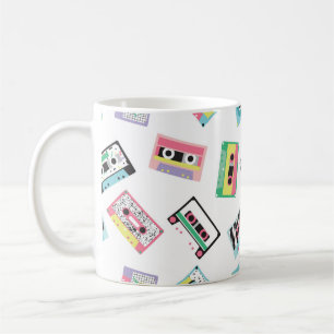 Mug Motif sans couture avec bandes audio dans style ré