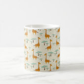 Mug Motif sans couture avec de jolies girafes et des a (Centre)