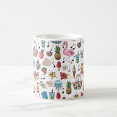 Mug Motif sans couture avec des éléments d'été. illust (Centre)