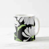 Mug Motif sans couture avec des fleurs d'été. (Devant droit)