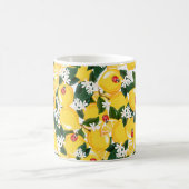 Mug Motif sans couture avec des fruits tropicaux au ci (Centre)