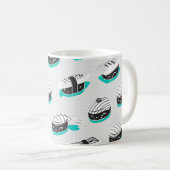 Mug Motif sans couture avec des sushis nigiri (Devant droit)