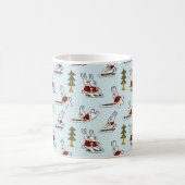 Mug Motif sans couture avec différents lapins sur les  (Centre)