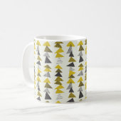 Mug Motif sans couture avec différents triangles en s (Devant gauche)