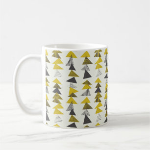 Mug Motif sans couture avec différents triangles en s