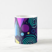 Mug Motif sans couture avec différents types géométriq (Centre)