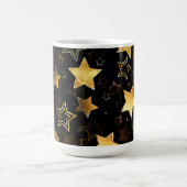 Mug Motif sans couture avec étoiles d'or (Centre)