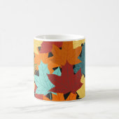 Mug Motif sans couture avec feuilles d'érable d'automn (Centre)