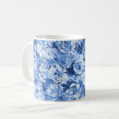 Mug Motif sans couture avec fleurs (Devant gauche)