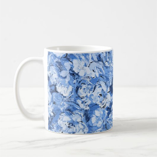 Mug Motif sans couture avec fleurs (Gauche)