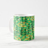 Mug Motif sans couture avec forêt d'automne (Devant gauche)