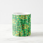 Mug Motif sans couture avec forêt d'automne (Centre)