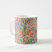 Mug Motif sans couture avec impression Paisley multico (Devant gauche)
