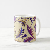 Mug Motif sans couture avec oiseaux et branches avec e (Devant droit)