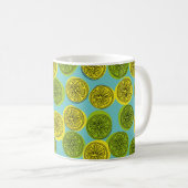 Mug Motif sans couture avec tranches de citron. illust (Devant droit)