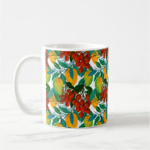 Mug Motif sans couture avec une mangue fraîche et exot (Gauche)