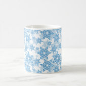 Mug Motif sans couture blanc et bleu (Centre)