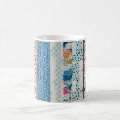 Mug Motif sans couture, carreaux patchwork. (Centre)