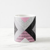 Mug Motif sans couture, carreaux patchwork. Dessin à m (Centre)