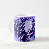 Mug Motif sans couture. Clo décorative de style rétro (Devant gauche)