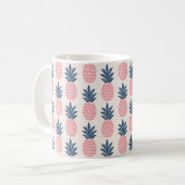 Mug Motif sans couture d'ananas amusant (Devant gauche)