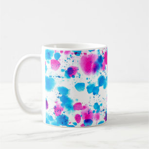Mug Motif sans couture dans le style grunge avec l'eau