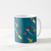 Mug Motif sans couture de couleur décorative avec glis (Devant droit)