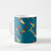 Mug Motif sans couture de couleur décorative avec glis (Devant gauche)