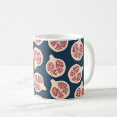 Mug Motif sans couture de grenade, arrière - plan avec (Devant droit)